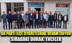 AK Parti Heyeti Evciler İlçe Teşkilatını ziyaret etti