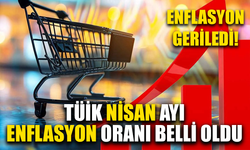 TÜİK nisan ayı enflasyon verilerini açıkladı