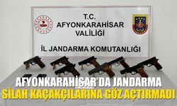 Afyonkarahisar'da jandarma silah kaçakçılarına göz açtırmadı