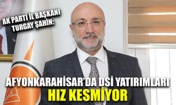 Başkan Şahin: "Afyonkarahisar’da DSİ yatırımları hız kesmiyor"