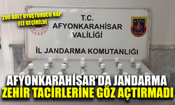 Afyonkarahisar'da operasyon: 200 adet sentetik ilaç