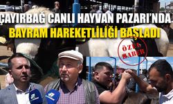 Çayırbağ Canlı Hayvan Pazarı’nda Bayram hareketliliği başladı