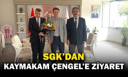 Sosyal Güvenlik Haftası’nda Kaymakam Çengel’e ziyaret