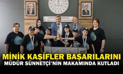 Minik Bilim Kahramanlarından İl Müdürü Sünnetci’ye Ziyaret