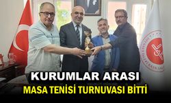 Kurumlar Arası Masa Tenisi Turnuvası İl Maçları Sona Erdi