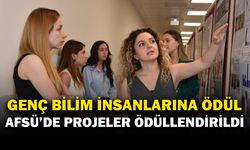 AFSÜ Eczacılık Fakültesinde Araştırma Projesi Poster Sunumları Ödüllendirildi