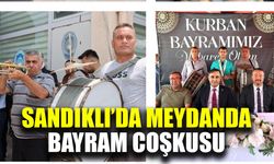 Sandıklı’da bayramın bereketi meydanda yaşandı