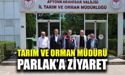 Tarım ve Orman Müdürü Özkan Parlak’a anlamlı ziyaret