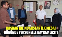 Başkan Kılınçarslan, personeliyle bayramlaştı