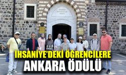 İhsaniye’de dereceye giren öğrencilere Ankara ödülü