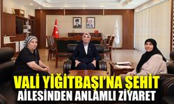 Şehit Sayar’ın ailesinden Vali Yiğitbaşı’na anlamlı ziyaret