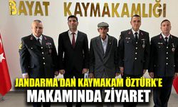 Jandarma’dan Bayat Kaymakamı’na anlamlı ziyaret