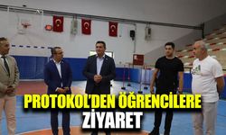 Kaymakam Yücel ve Başkan Altuntaş’tan hazırlık kursuna ziyaret