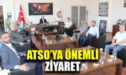AKÜ Üniversite-Sanayi iş birliği kurulundan ATSO’ya ziyaret