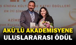 AKÜ GSF Hocası Uluslararası Festivalde Ödül Aldı