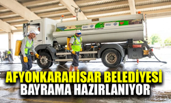 Afyonkarahisar Belediyesi bayrama hazırlanıyor