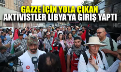 Gazze için yola çıkan Mağrib direniş konvoyu Libya’ya girdi