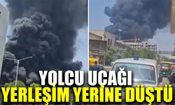 Yolcu uçağı yerleşim yerine düştü