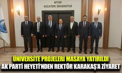 Afyonkarahisar Milletvekillerinden AKÜ Rektörü Karakaş’a ziyaret