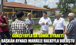 Başkan Aynacı Gökçeyayla Mahallesi’ni ziyaret etti