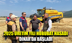 Afyonkarahisar’da 2025 hububat hasadı başladı