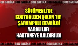 Afyonkarahisar'da yaşanan tır kazasında 2 kişi yaralandı