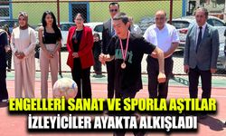 Özel bireylerin hünerleri ayakta alkışlandı
