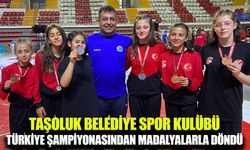 Taşoluk Belediye Spor Kulübü madalyalarla döndü