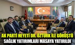 AK Parti Heyetinden İl Sağlık Müdürü Dr. Hakkı Öztürk’e ziyaret