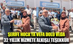 Şuhut’ta eğitime adanmış 32 yıl, Şerife Kurt emekli oldu
