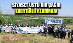 Eber Gölü için alarm zilleri çalıyor