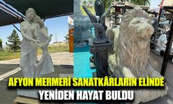 Afyon Mermeri Sanatkârların Elinde Yeniden Hayat Buldu