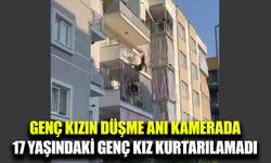 Genç kız 3. kattan atlayarak hayatına son verdi