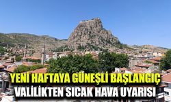 Afyonkarahisar yeni haftaya kavurucu sıcaklarla başladı