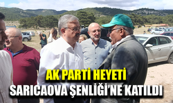 Milletvekili Yurdunuseven ve İl Başkanı Şahin Sarıcaova Köyü Şenliklerine katıldı