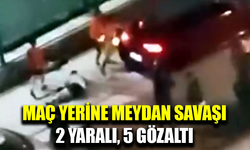Halı saha kavgası kanlı bitti