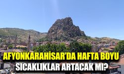 Afyonkarahisar yeni haftaya sıcak ve parçalı bulutlu hava ile başladı