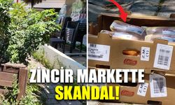 Zincir markette skandal!
