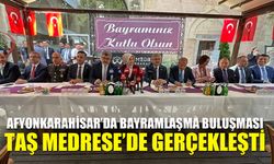Afyonkarahisar'da bayramlaşma buluşması Taş Medrese’de gerçekleşti