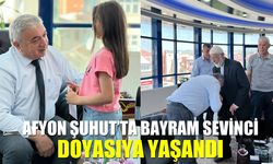 Afyon Şuhut'ta bayram sevinci doyasıya yaşandı