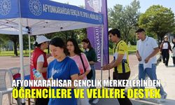 Afyonkarahisar Gençlik Merkezlerinden öğrencilere ve velilere destek