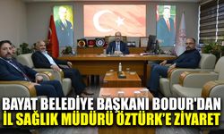 Bayat Belediye Başkanı Bodur'dan İl Sağlık Müdürü Öztürk’e ziyaret