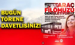 Belediyeden 7 Yıl Sonra Otobüs Hamlesi! Halk Törene Davetli