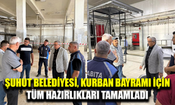 Şuhut Belediyesi Kurban Bayramı’na hazır