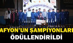 Afyonkarahisar Spor Lisesi’nde şampiyonluk coşkusu!
