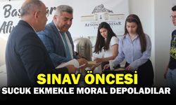 Afyonkarahisar’da YKS öğrencilerine moral desteği