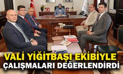 Vali Yiğitbaşı Başkanlığında değerlendirme toplantısı yapıldı