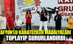 Afyonkarahisarlı Karateciler ANALİG’de madalyaları topladı
