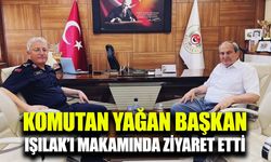Komutan Yağan’dan Başkan Işılak’a ziyaret