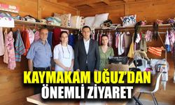 Kaymakam Uğuz'dan Kadın Kültür Evi'ne ziyaret
